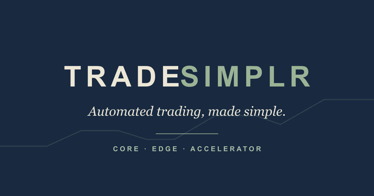 TradeSimplr — Automated trading, made simple.